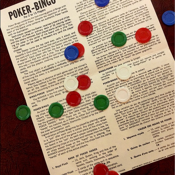 Vintage Poker Bingo Board Game - Picture 4 of 8